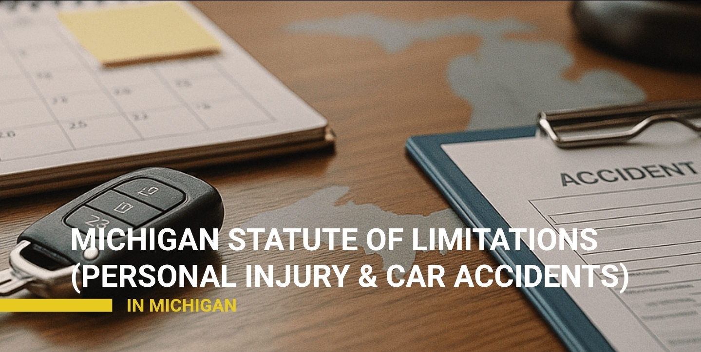 Michigan Statute of Limitations Personal Injury and Car Accidents
